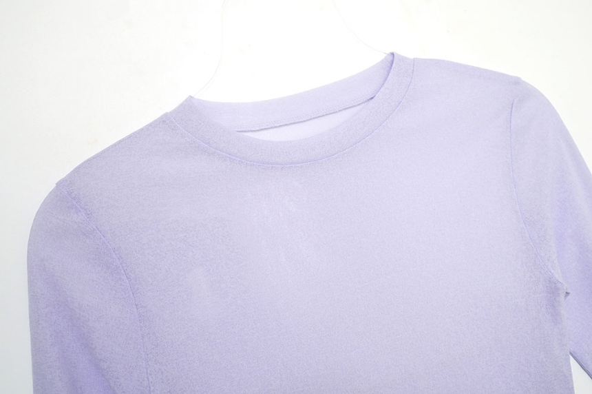 long sleeved tee detail image-S1L19