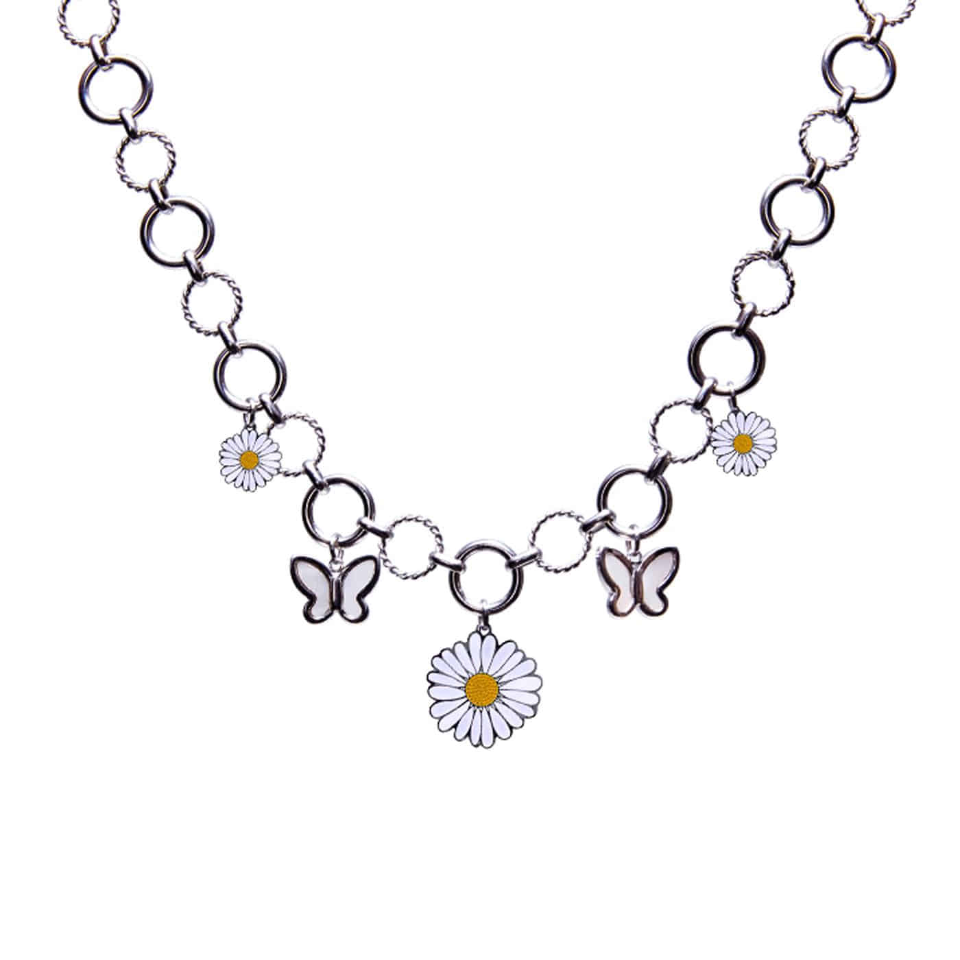 ◇BLACKPURPLE◇ 5P Happy Day Necklace Black Purple 5P Happy Day Necklace - BLACKPURPLE_USD