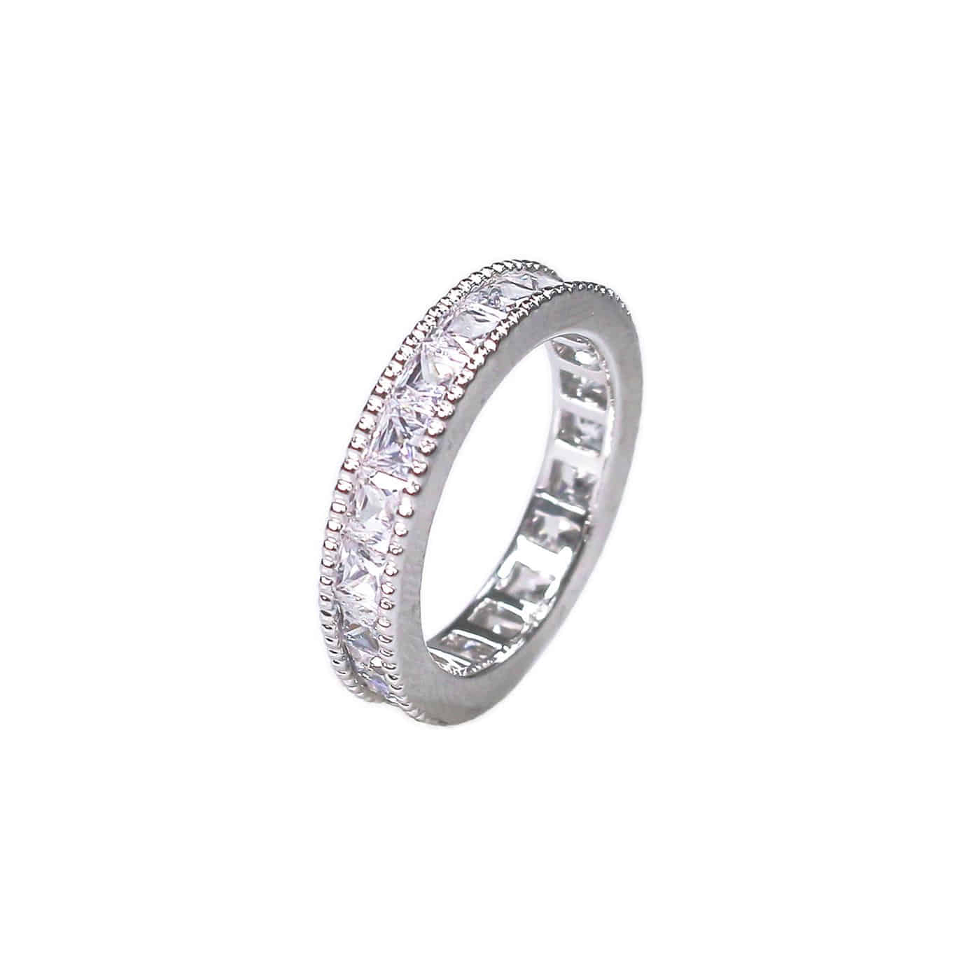 ソンミ着用★【BLACKPURPLE】★Double Round Tennis Cubic Rin.g BLACKPURPLE RING