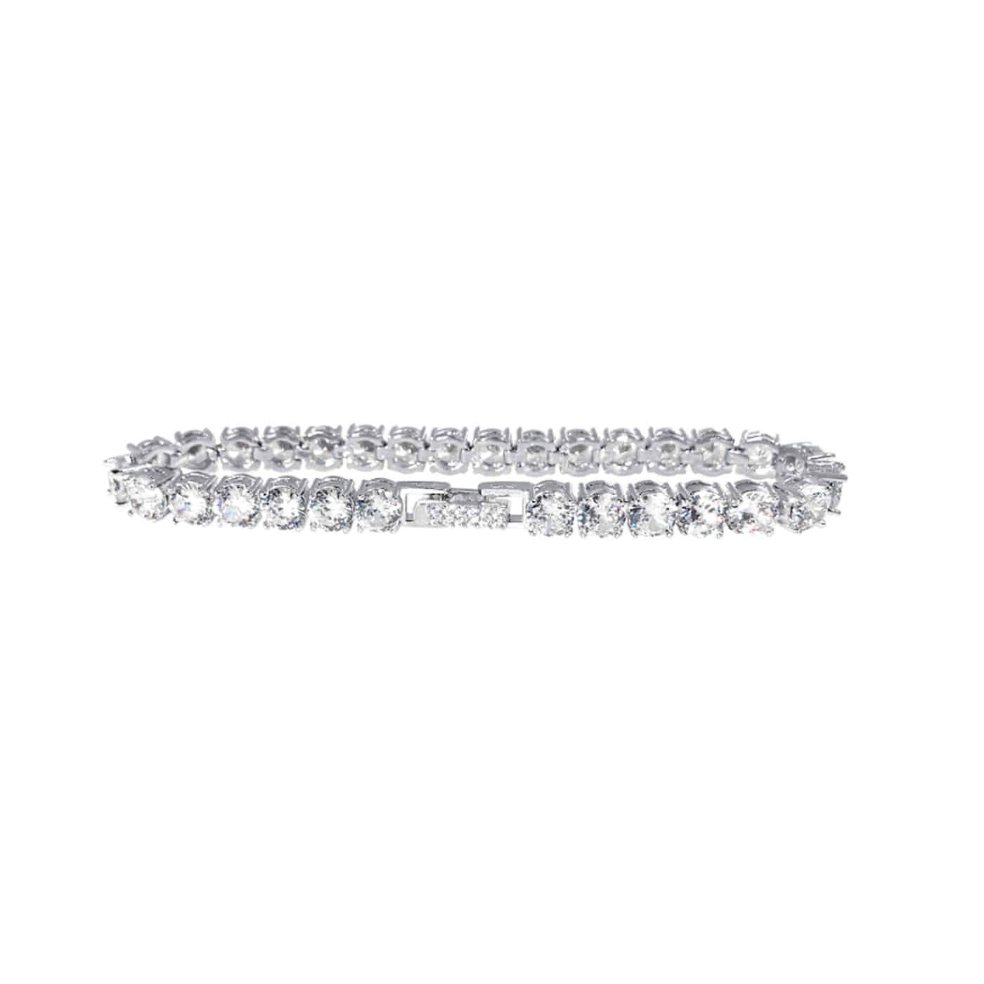 Square Cubic Train Bracelet - Deep Purple - 블랙퍼플