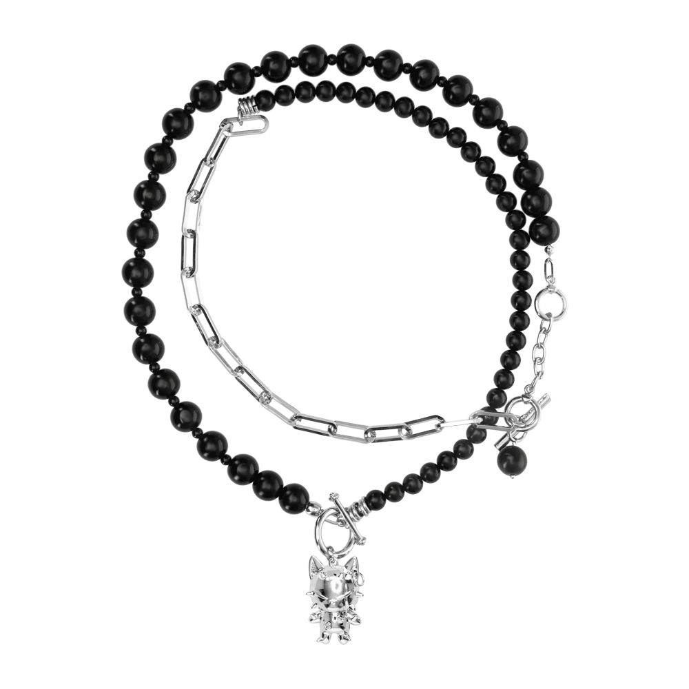 BLACKPURPLE NECKLACE