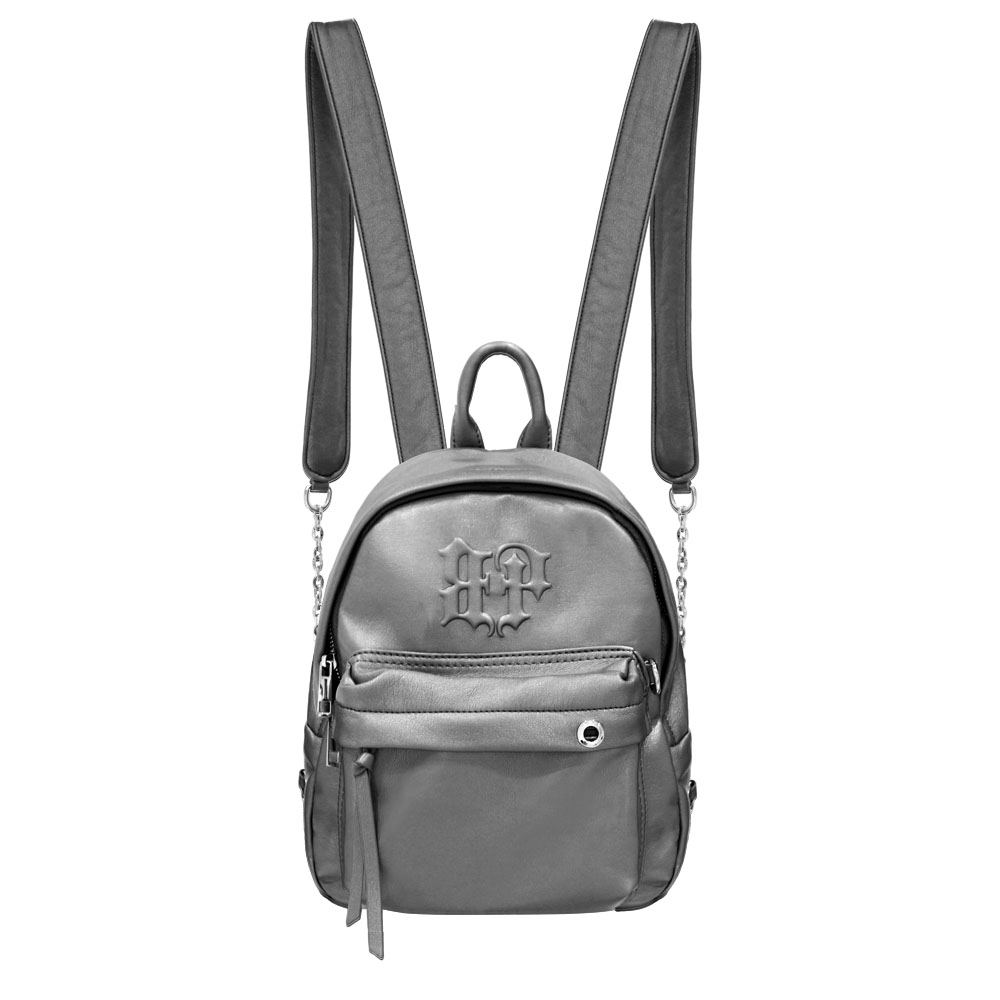 【BLACKPURPLE】25SS★ Shadow Chain Mini Backpack Shadow Chain Mini Backpack _Black - BLACKPURPLE_USD