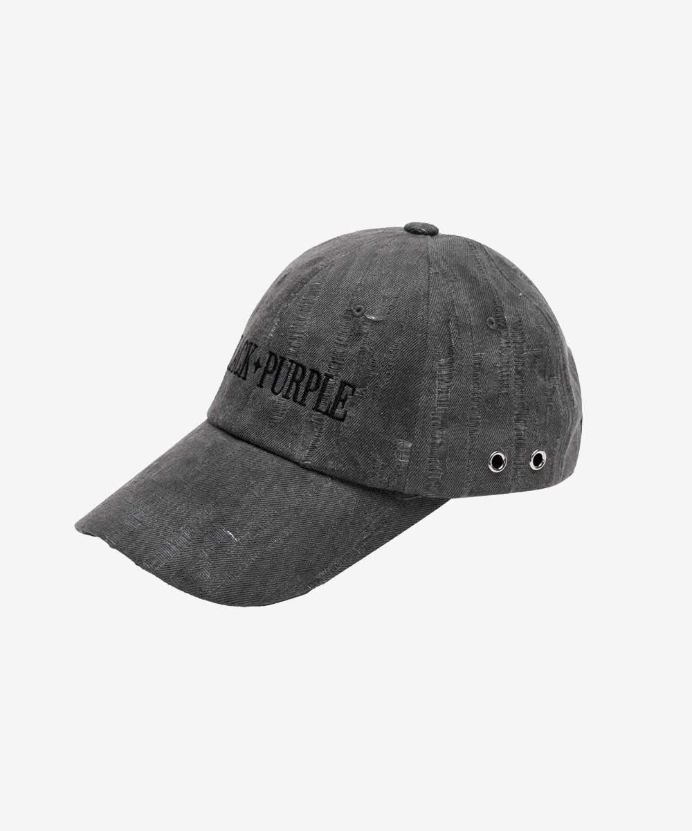 Vortex Strap Eyelet Cap_Charcoal - 블랙퍼플