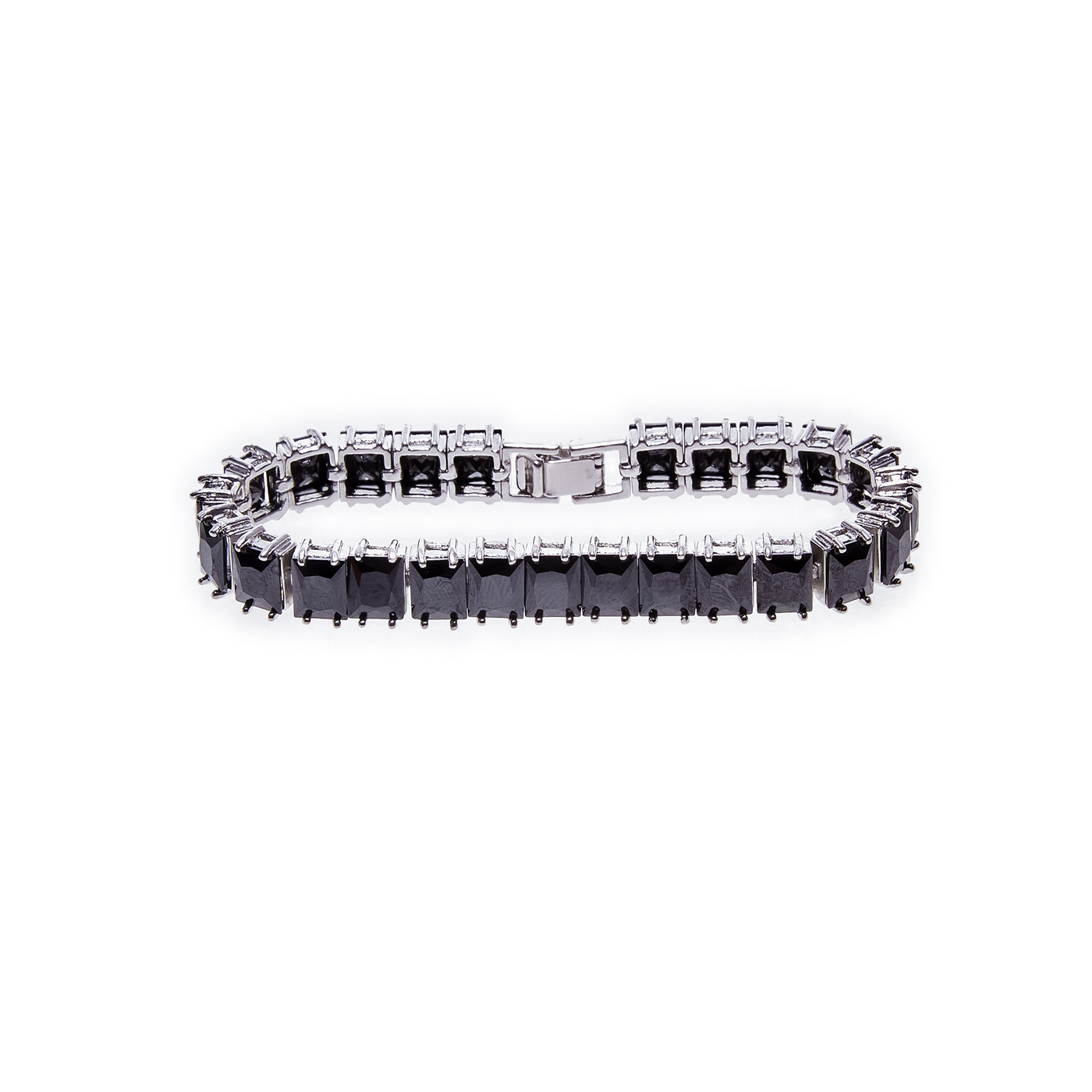 【BLACKPURPLE】Square Cubic Train Bracelet BLACKPURPLE (ブラックパープル) Square Cubic Train