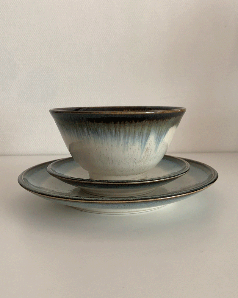 Aurora blue bowl (밥공기)