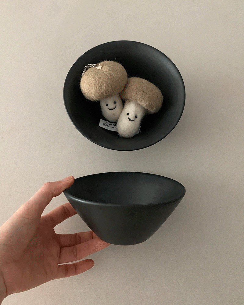 Smog black bowl (2size)
