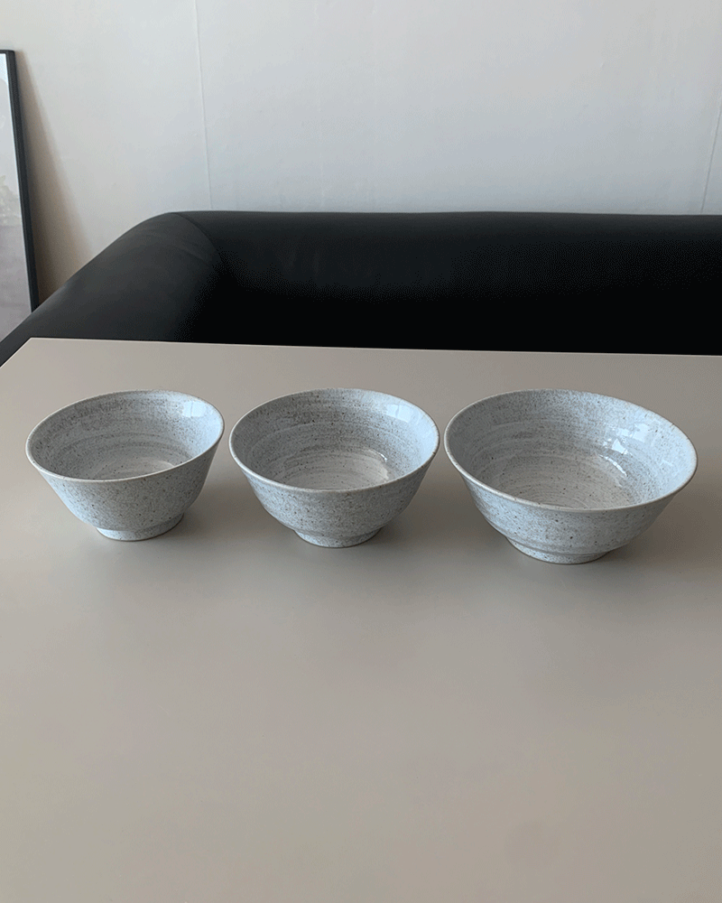 Soft grey bowl (밥공기,국그릇/3size)