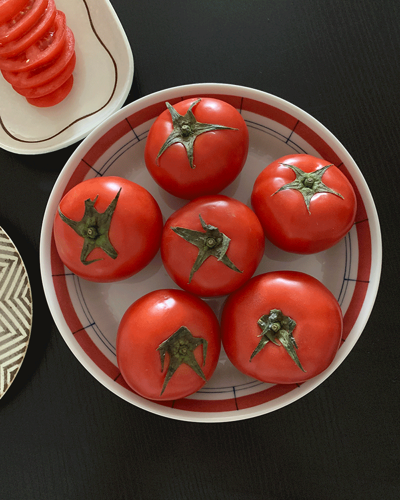 Tomato wide plate (파스타접시)