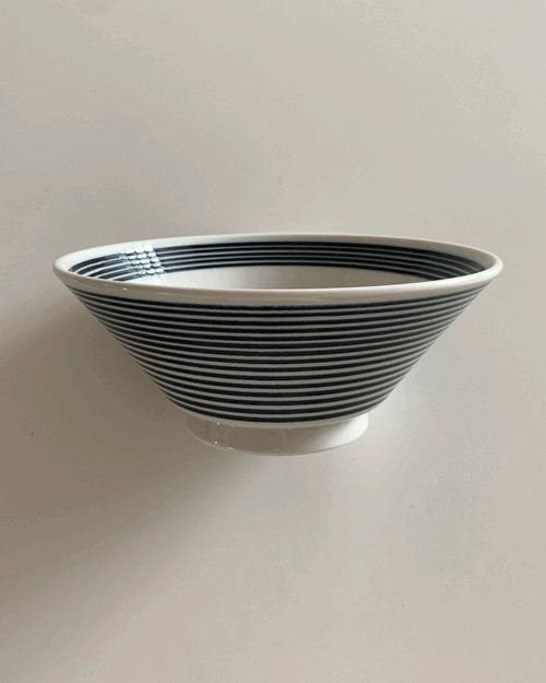 Navy line bowl (면기) *마지막수량
