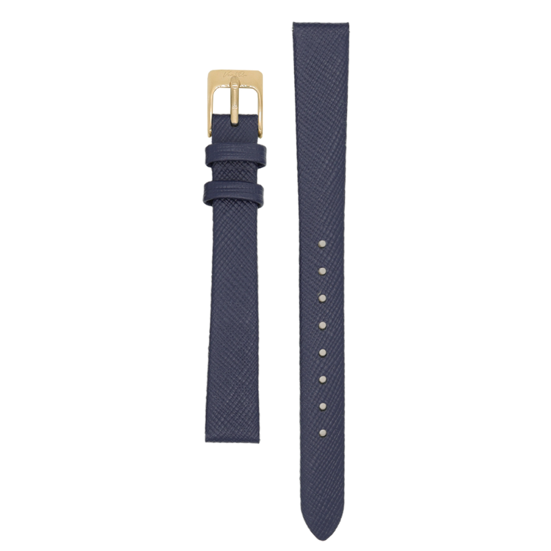 벤앤쿠 GEM (Leather strap)-Navy/Gold (Saffiano)