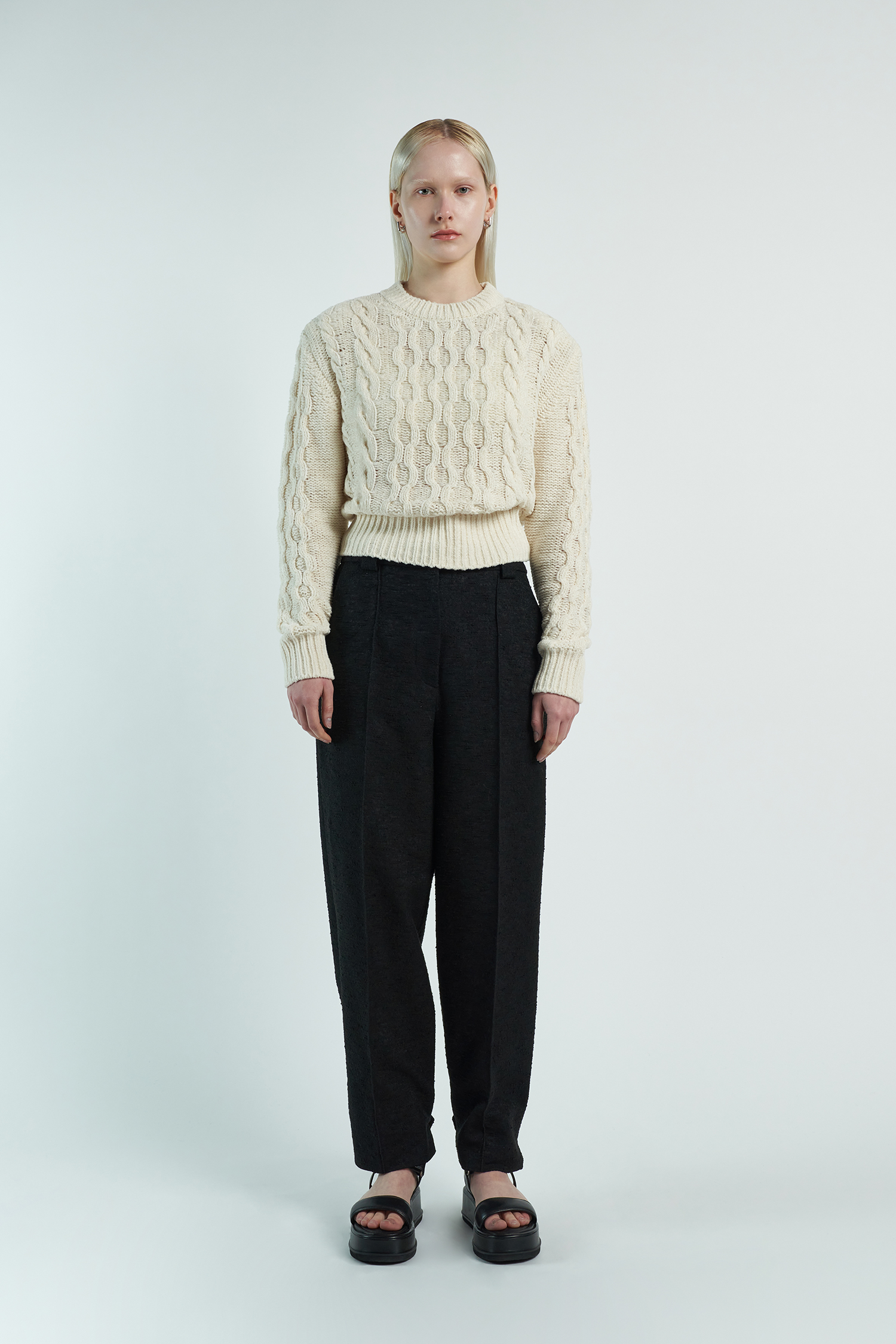 Fog Cable Knit