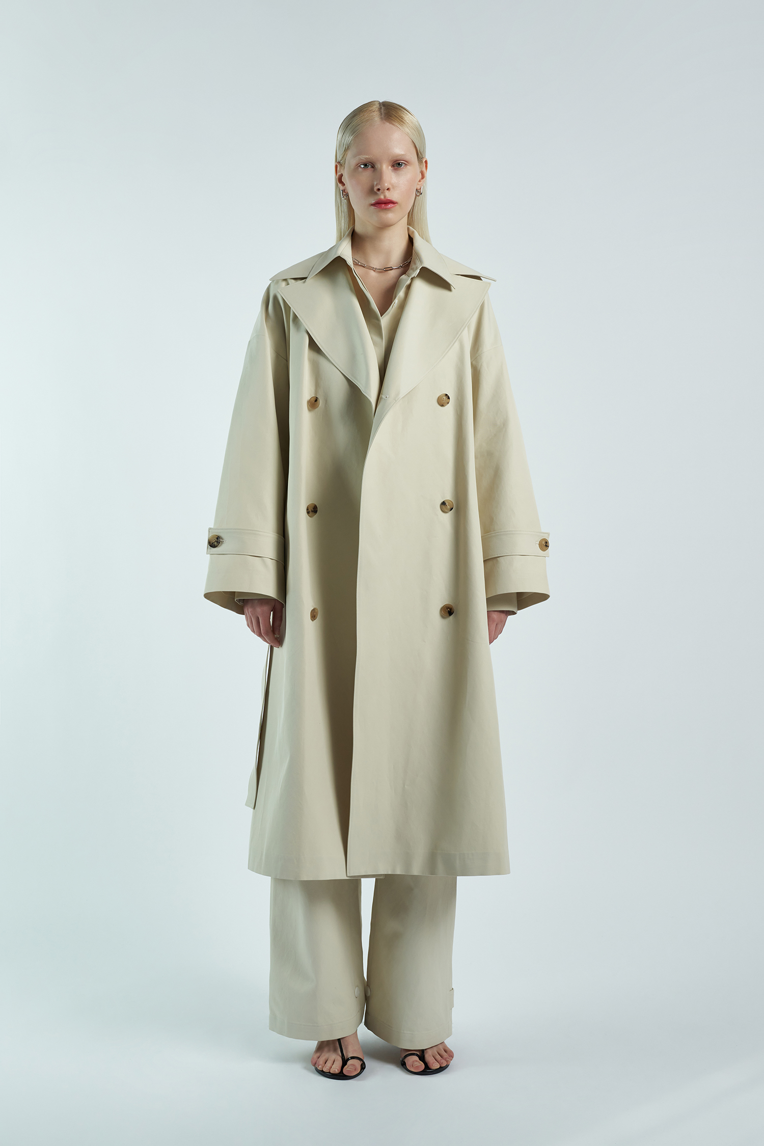 Bes Cotton Trench Coat