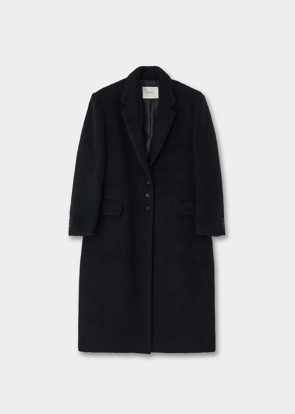 블루브릭,Mohair single coat (black)