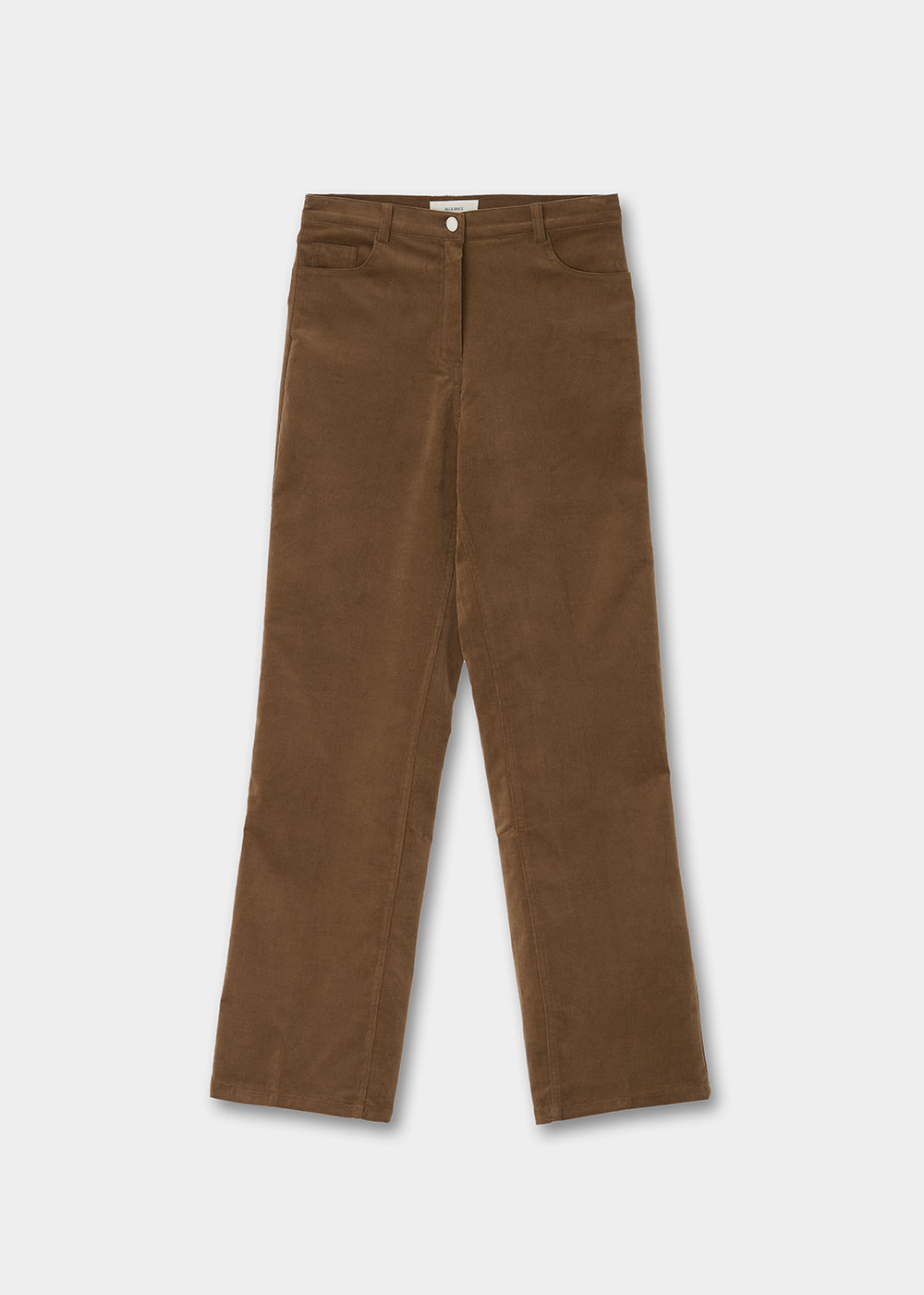 블루브릭,Corduroy boot cut pants (brown)