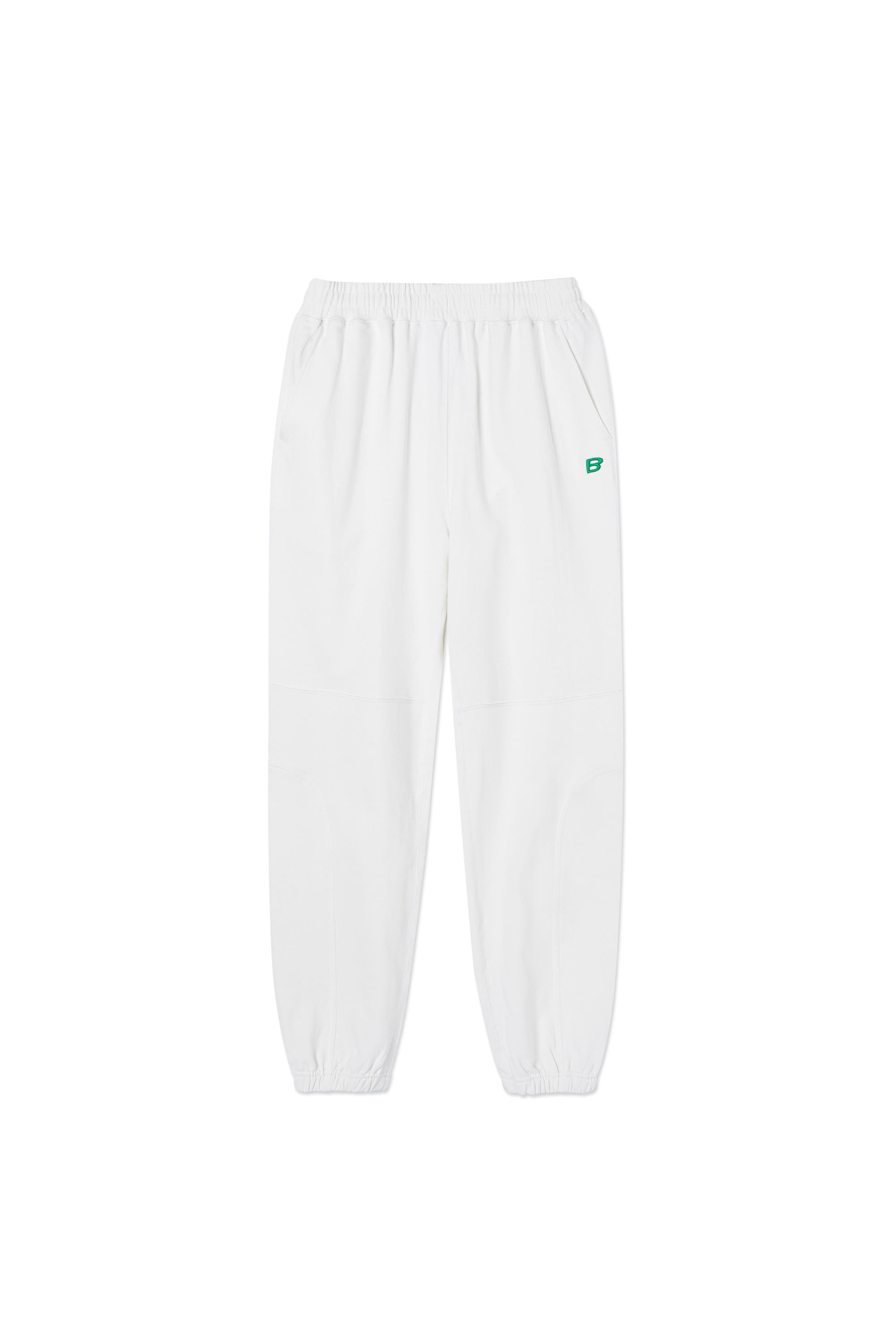 STRUCTURE SWEAT PANTS - WHITE
