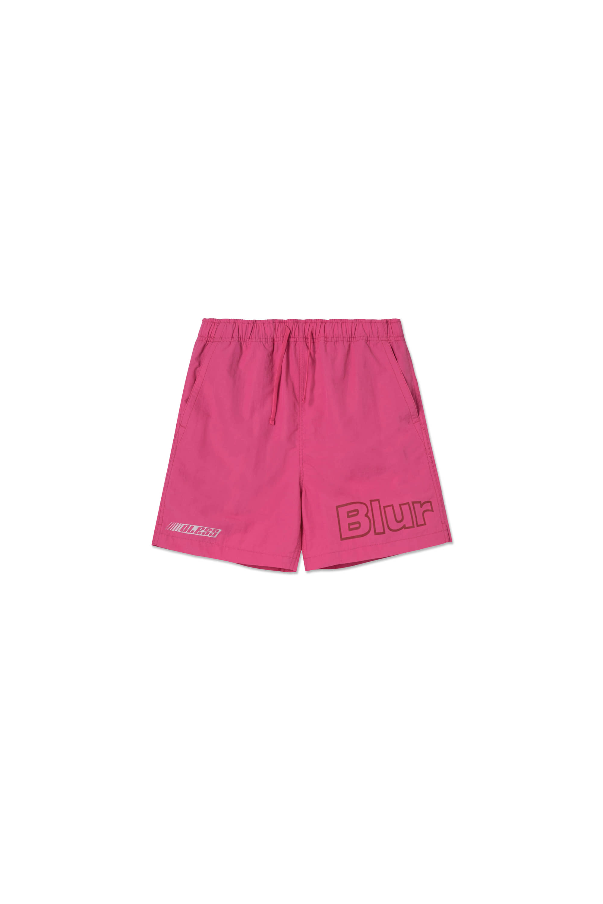 GRAPHIC WOVEN SHORTS - PINK
