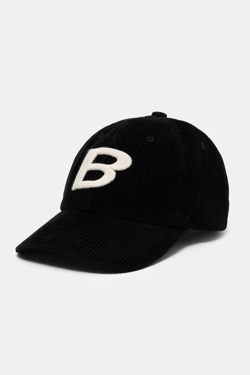 CORDUROY BALL CAP - BLACK