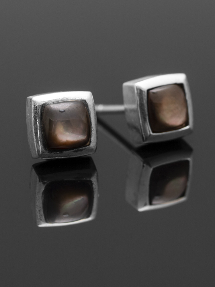 SQUARE ABALONE EARRING