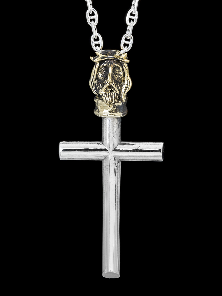 JESUS HEAD KROSS PENDANT