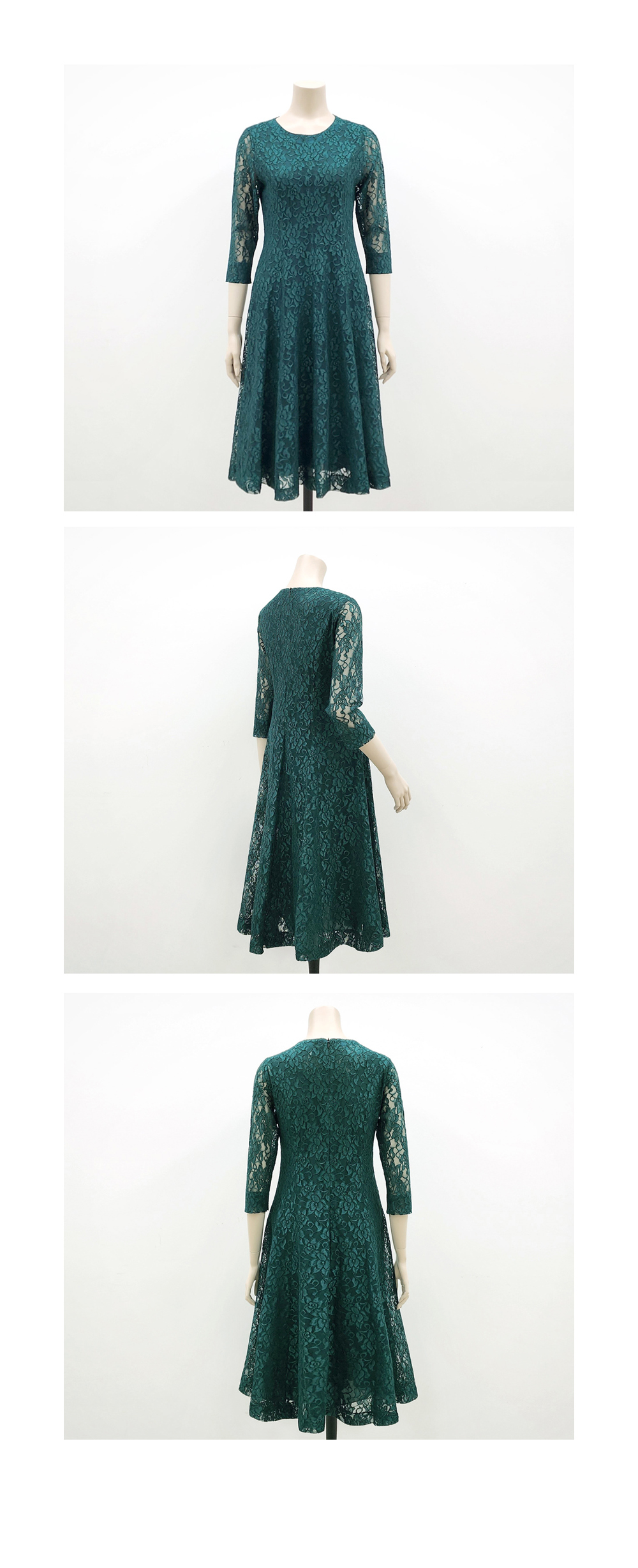 连衣裙 blue green 彩色图像-S1L3