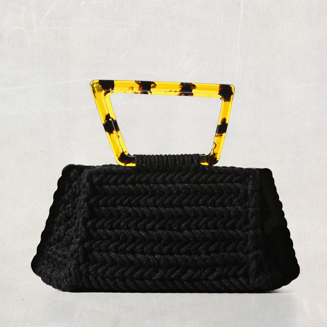 [DIY] Herringbone Stitch Hexagon Tote Bag / 소프트라고 5mm
