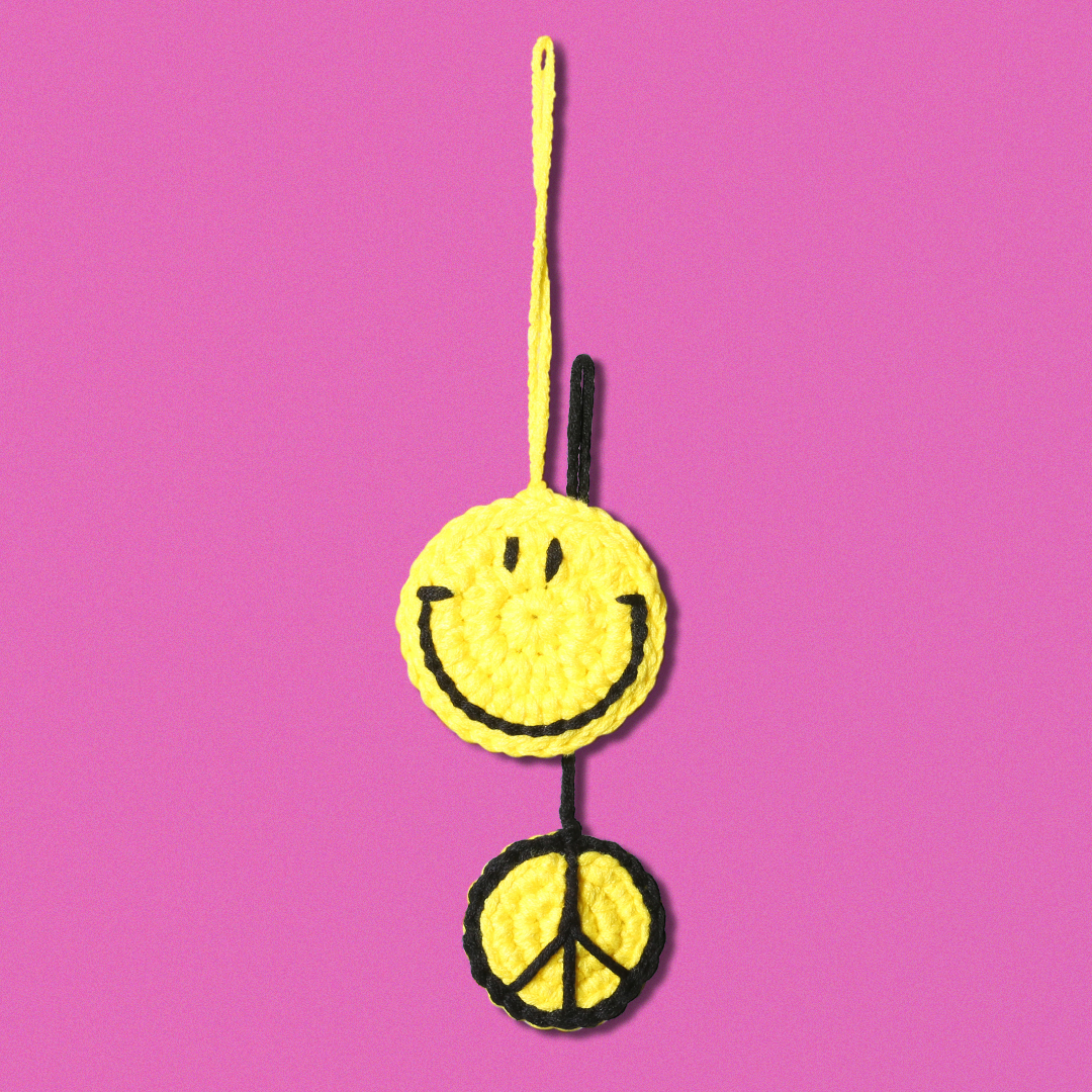 [완제품] Yellow Smile &amp; Peace Sign Set
