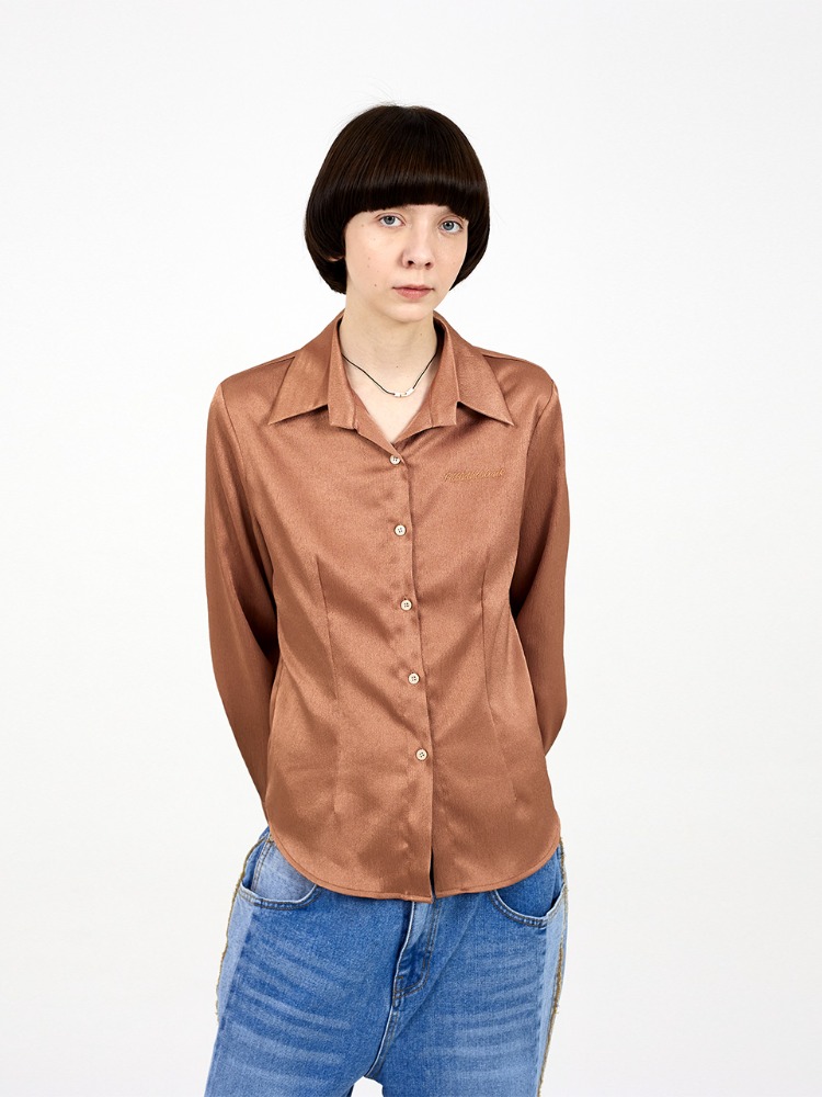[70%SALE]Twinkle Shirt (bronze)