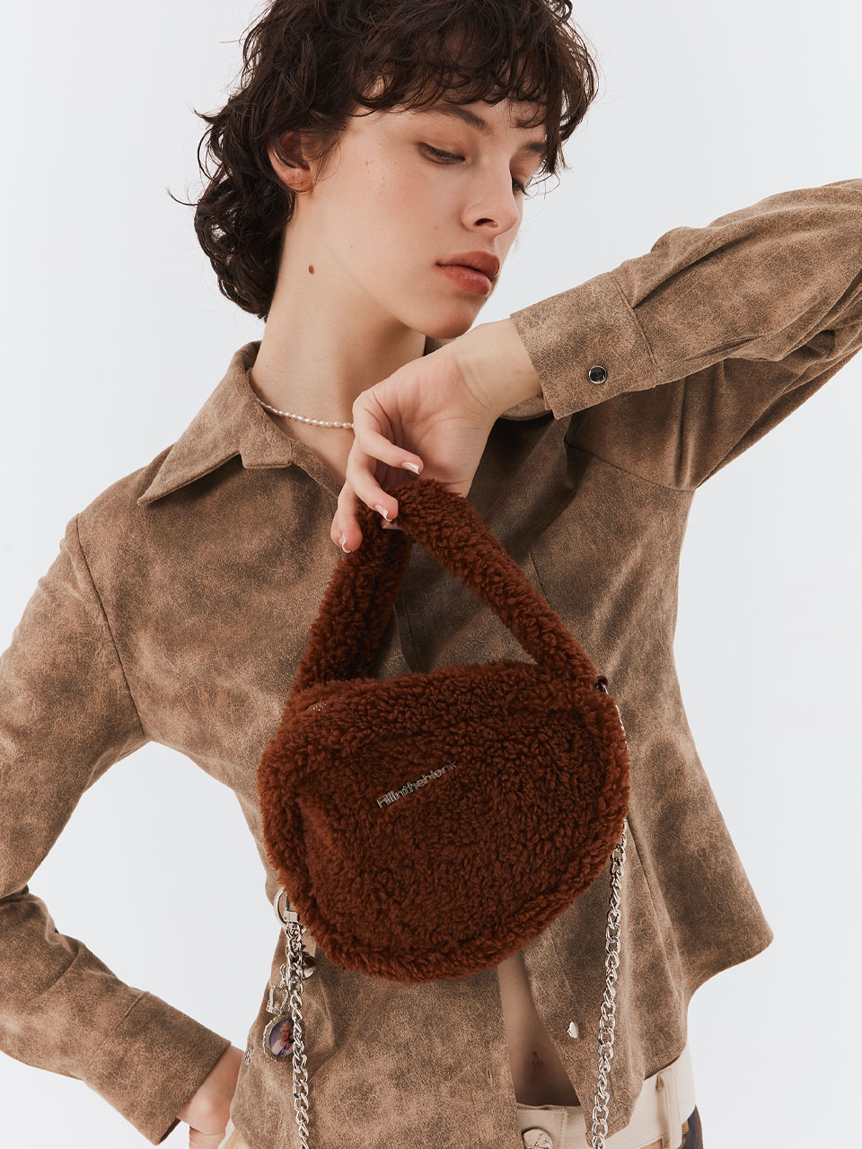 Furry Mini Bag (brown)