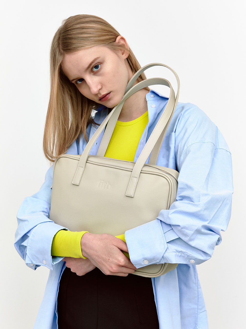 [6color] Trapezoid Shoulder Bag