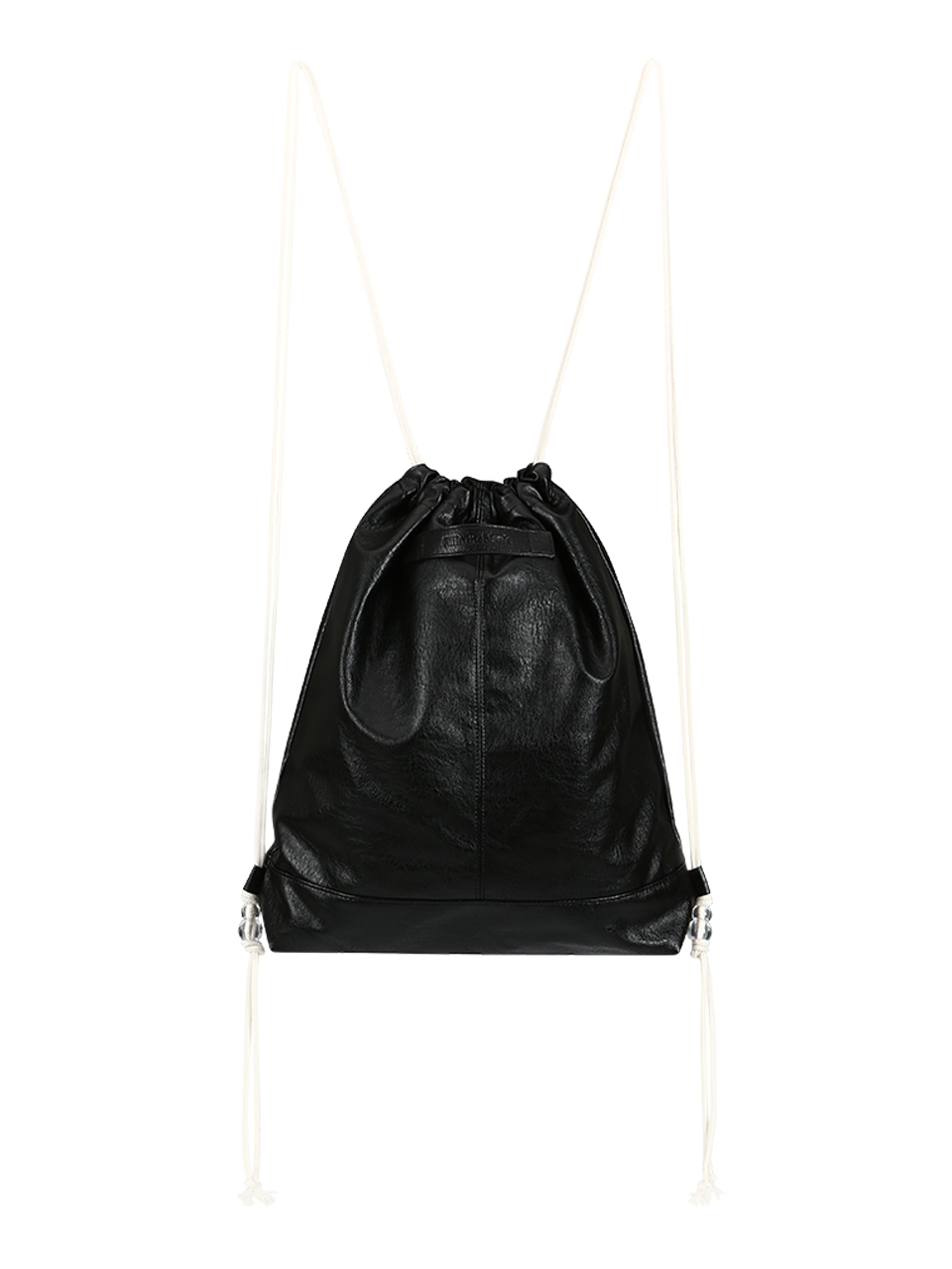 Crinkle Gym Bag (M)(black)