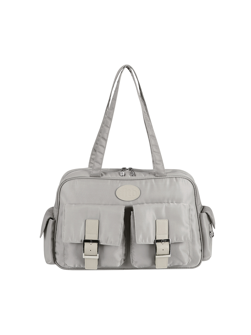 [Renewal] PK Shoulder Bag (nylon) (light grey) - 2/27 예약 배송