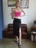 [40%SALE] Slit Skirt (black)