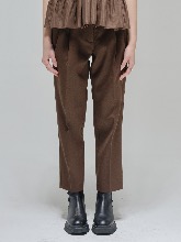 [SAMPLE SALE] Wool-blend wide-leg pants-80%