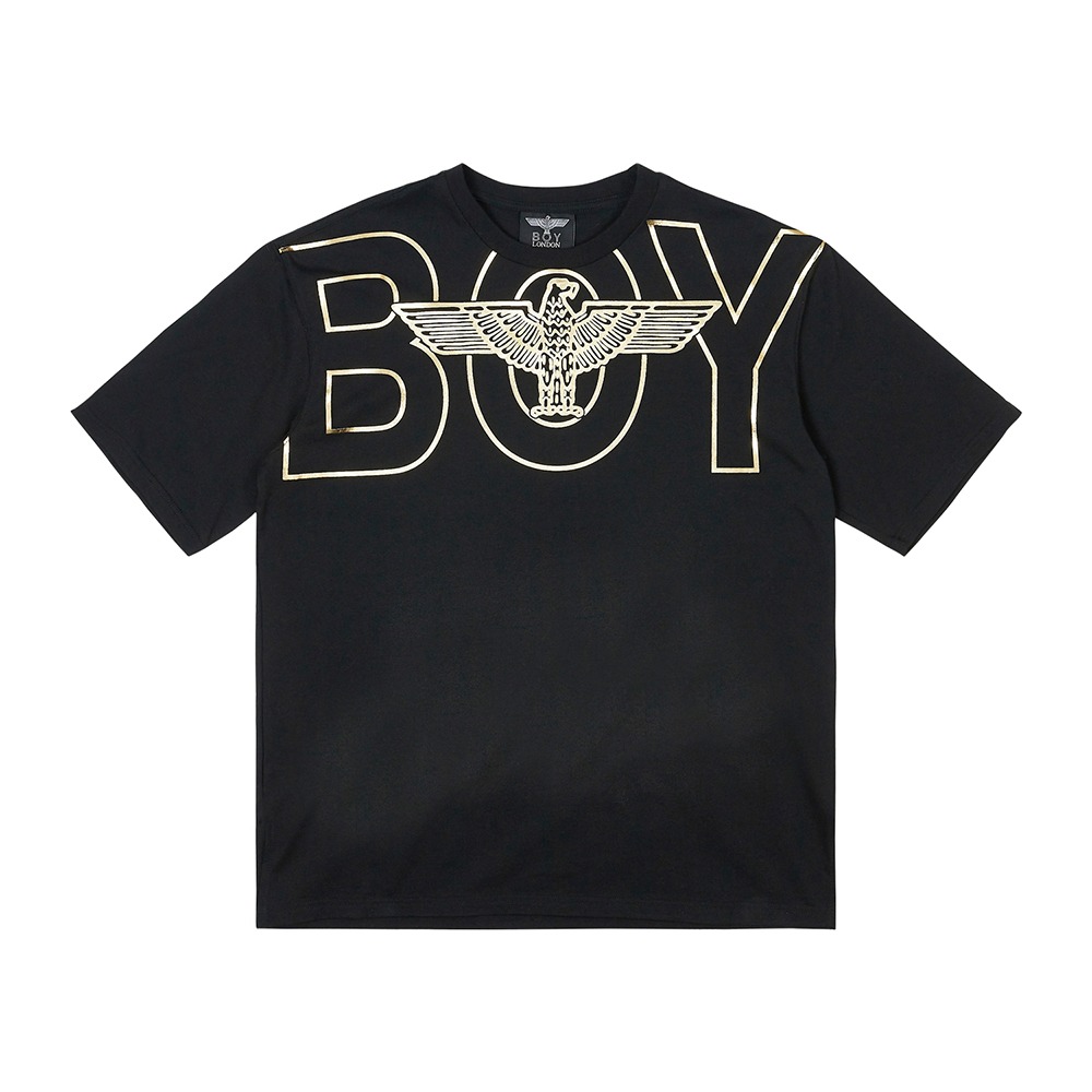 韩国 BOY LONDON 官方网站自主品牌FRONT T-SHIRT - BLACK GOLD