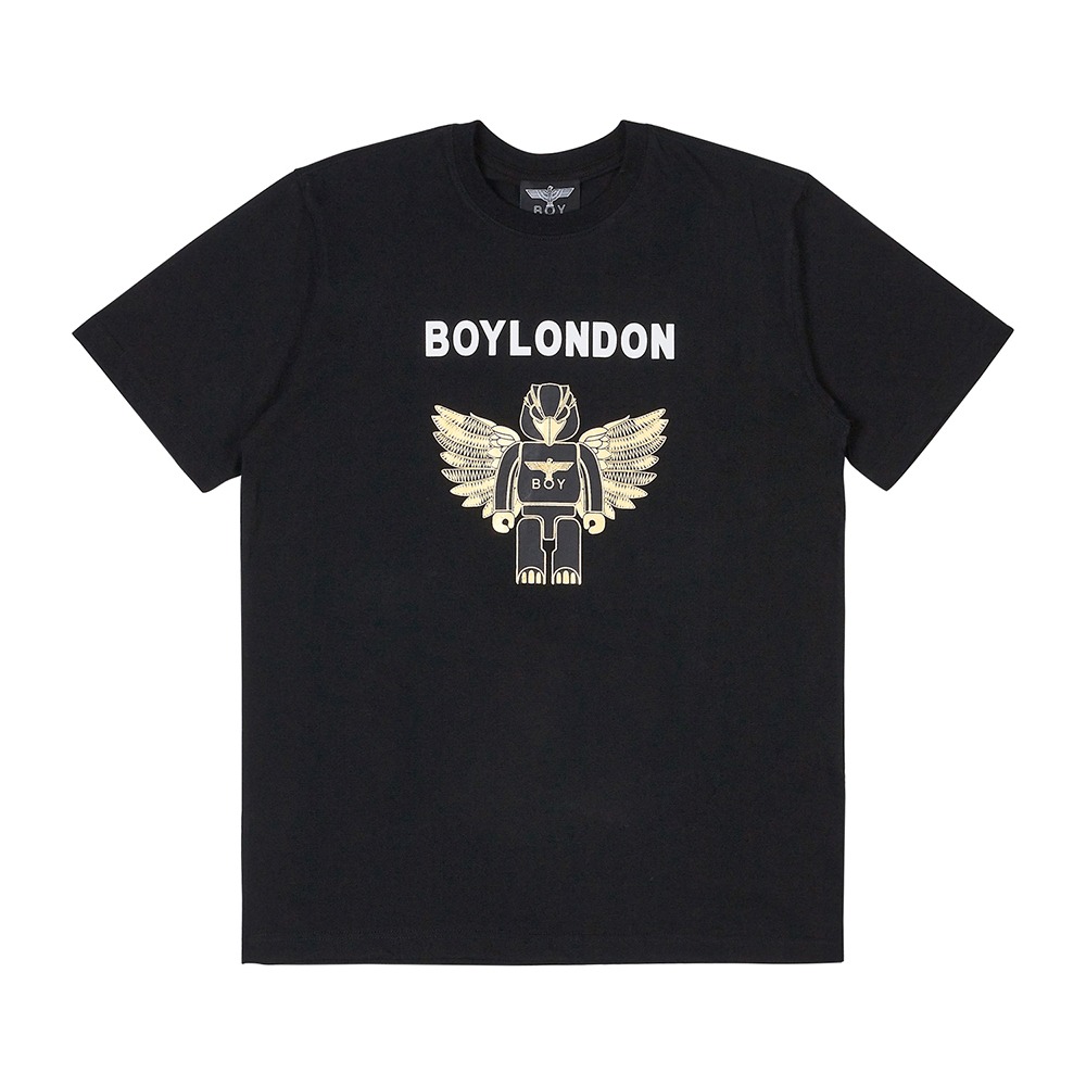 韩国 BOY LONDON 官方网站自主品牌EAGLE FIGURE T-SHIRT - BLACK GOLD