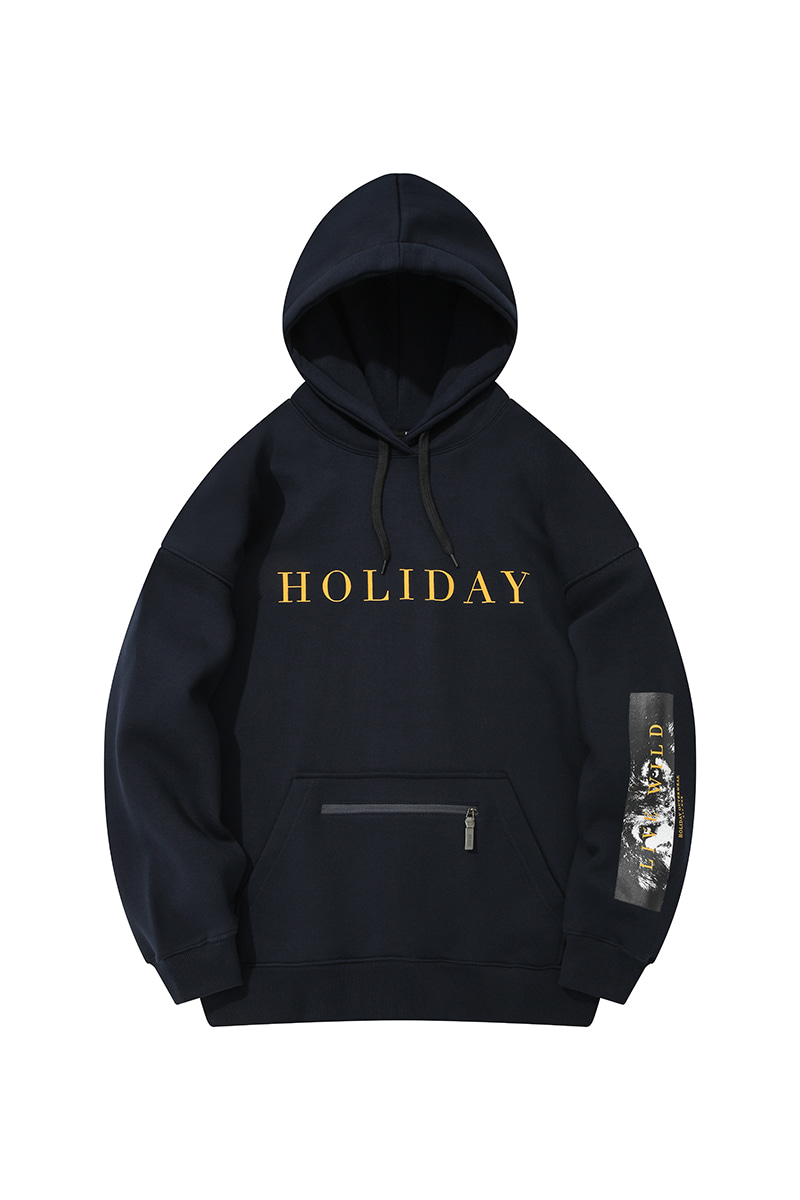 WILDNESS hoodie - navyHOLIDAY OUTERWEAR