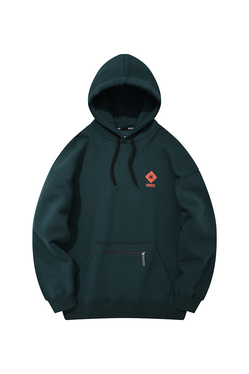 ROMBUS hoodie - blue greenHOLIDAY OUTERWEAR