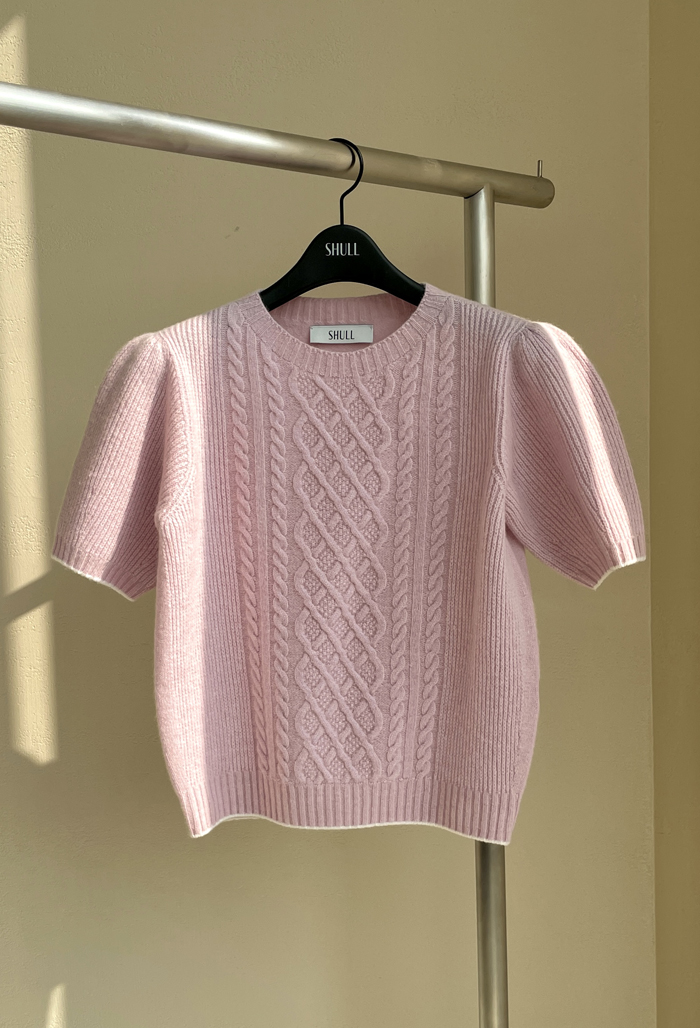 블루밍 홀가먼트 스웨터 (Smoothie Pink)