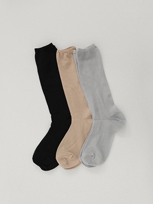 sheer long socks(3colours!)
