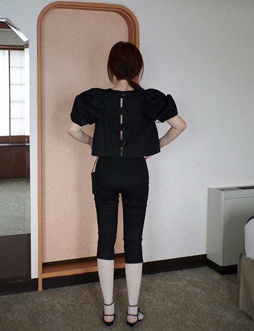 freckle Seoul dot ruffle dress ドレス