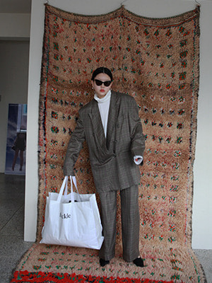 (freckle made♥)khaki check suit