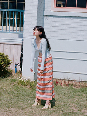 (freckle made♥)color block beach skirt