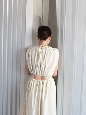 waist banding long dress(2colours!)