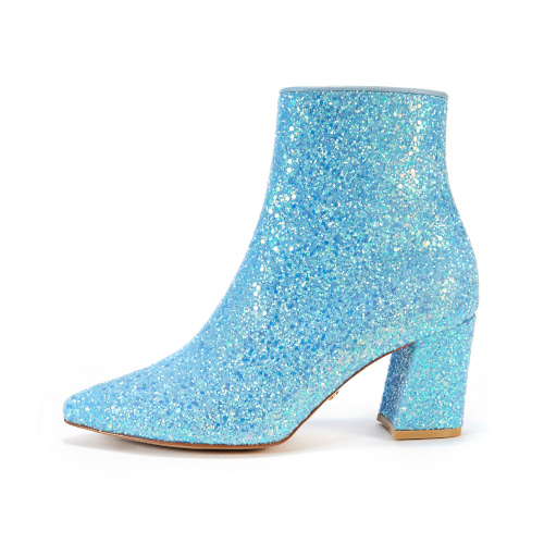 브리아나 Briana The Glitter boots_Glitter Sky Blue