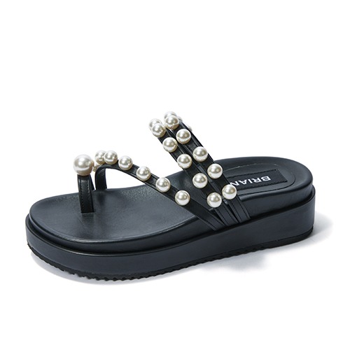 브리아나 Briana Pearl Slippers_Black