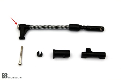[Brombacher] 스테인리스 블랙  둥근머리 렌치볼트 M6 x 10mm (2/6단 변속케이블 앵커리지)