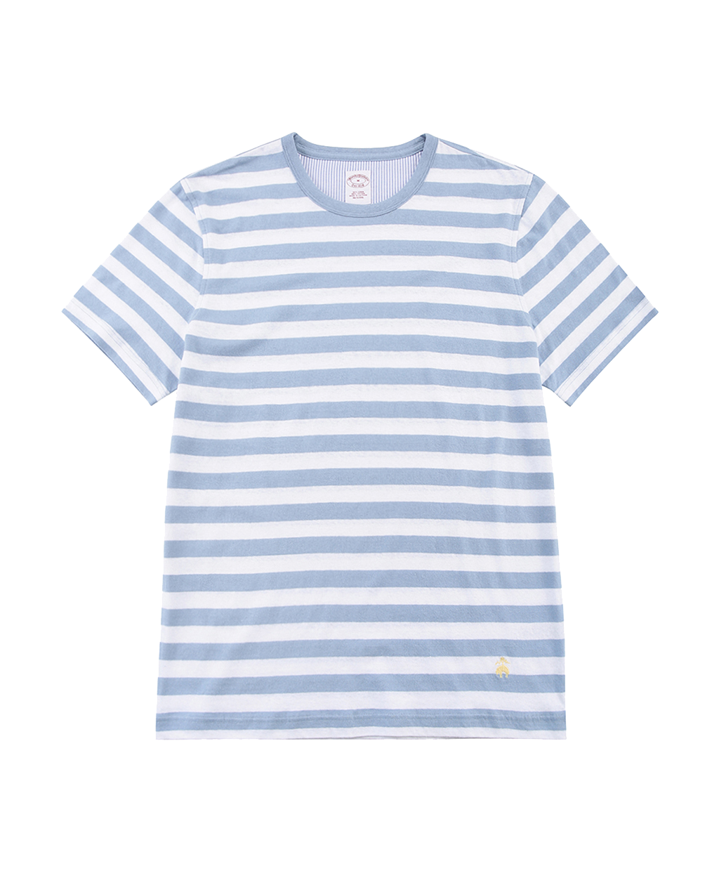 린넨코튼 스트라이프 티셔츠 (블루)