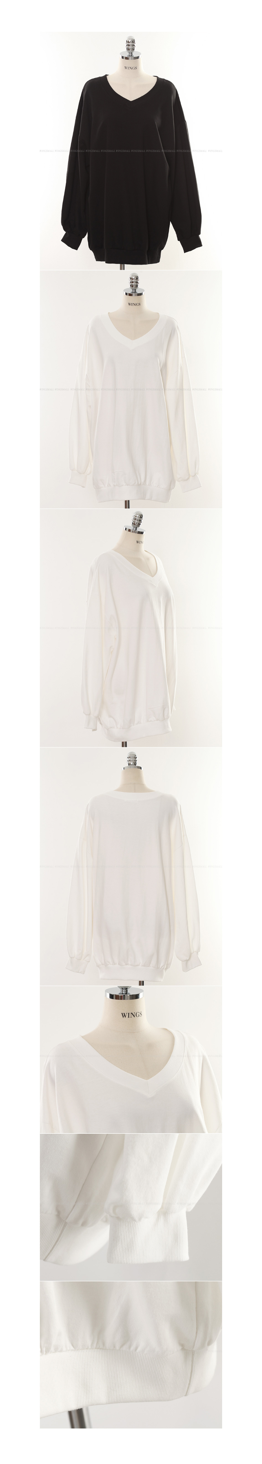 長袖Tシャツ ホワイト 商品カラー画像-S1L41