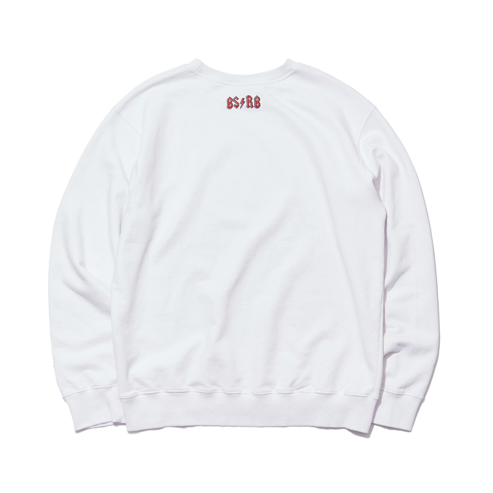 BSRB WELCOME DRY SWEAT SHIRT WHITE