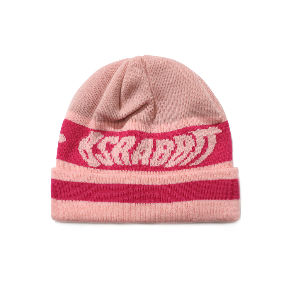 BSR DOUBLE LINE BEANIE STRAWBERRY